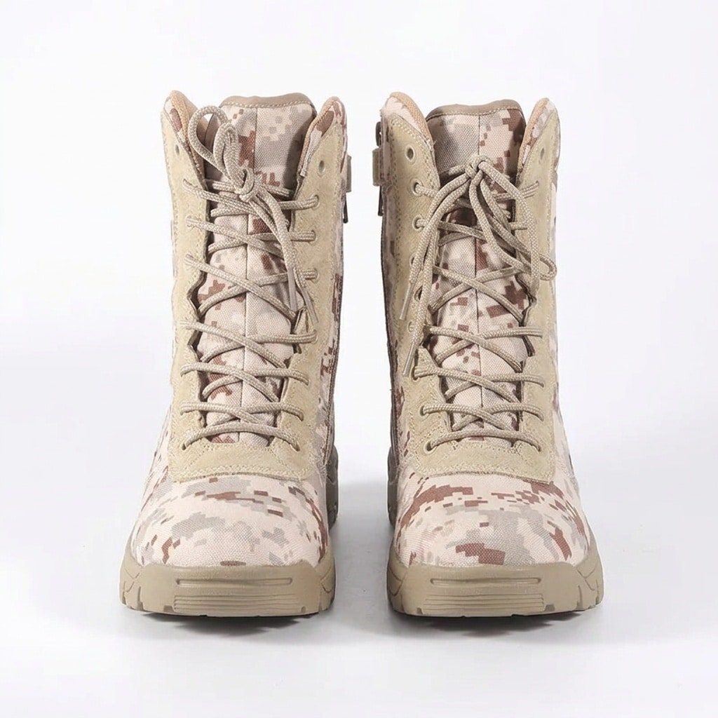 Tactical side zip boots Camouflage Desert Digital