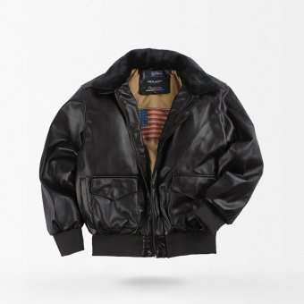 vintage a2 leather flight jacket