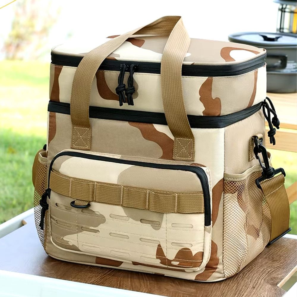 3 Color Desert tactical insulated lunch bag