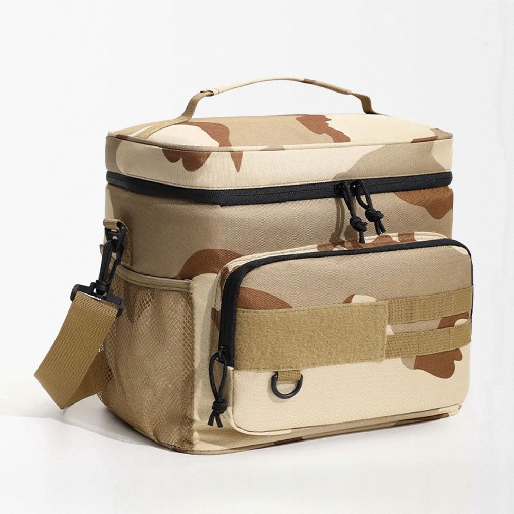 3 Color Desert tactical insulated lunch bag