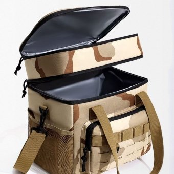 3 Color Desert tactical insulated lunch bag