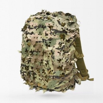 3D Camo Backpack ghillie cover - Multicam