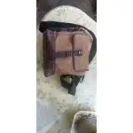 Sac bandoulière militaire en cuir vintage photo review