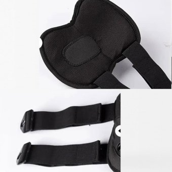 Black tactical elbow and knee pads