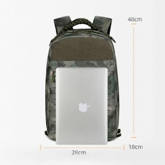 Laser cut molle backpack