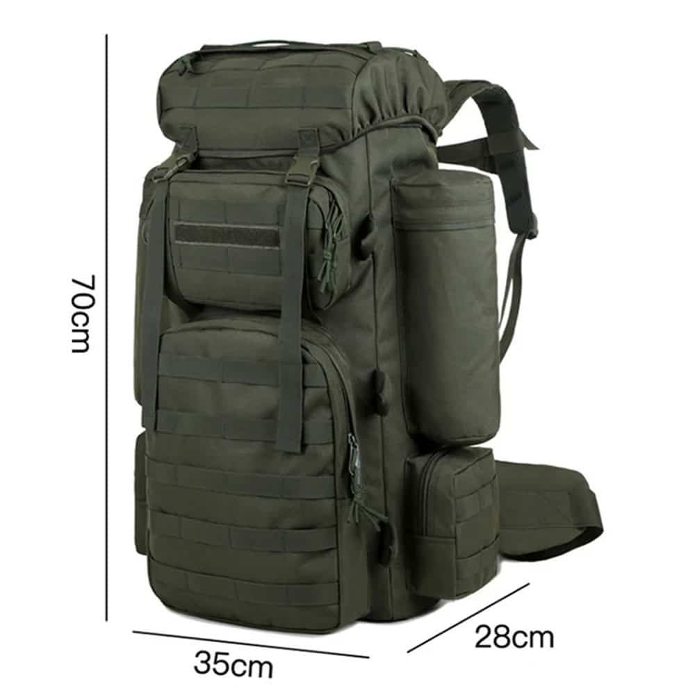 Military hiking backpack