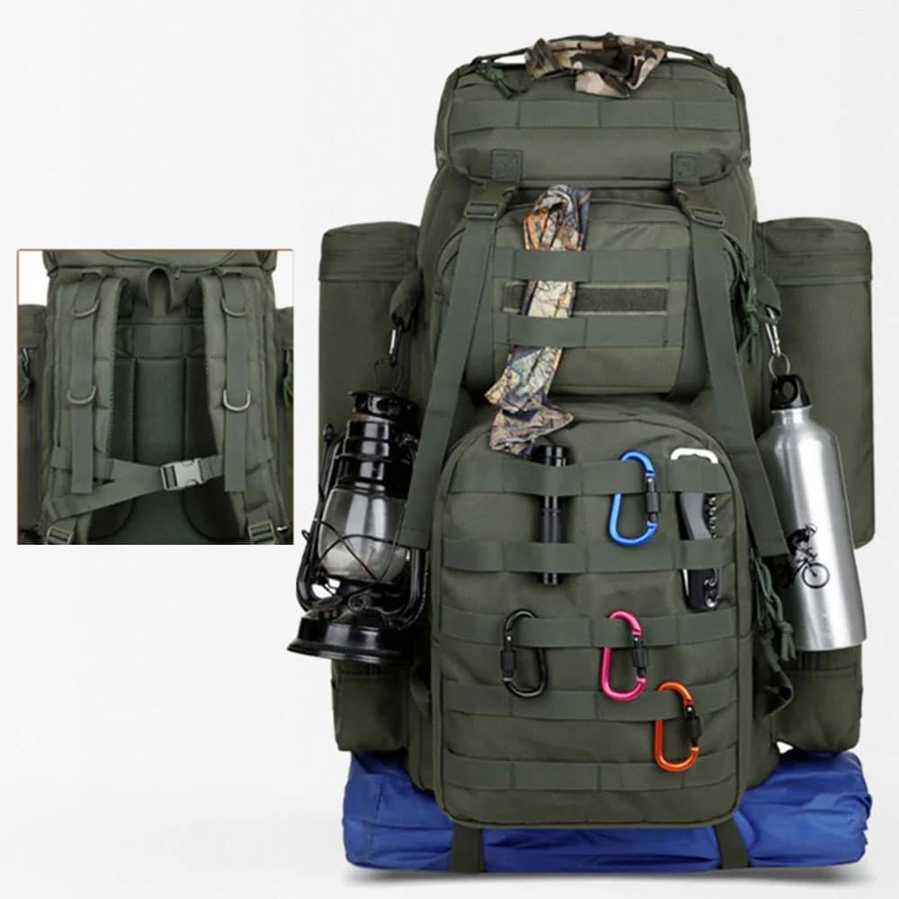 Military hiking backpack
