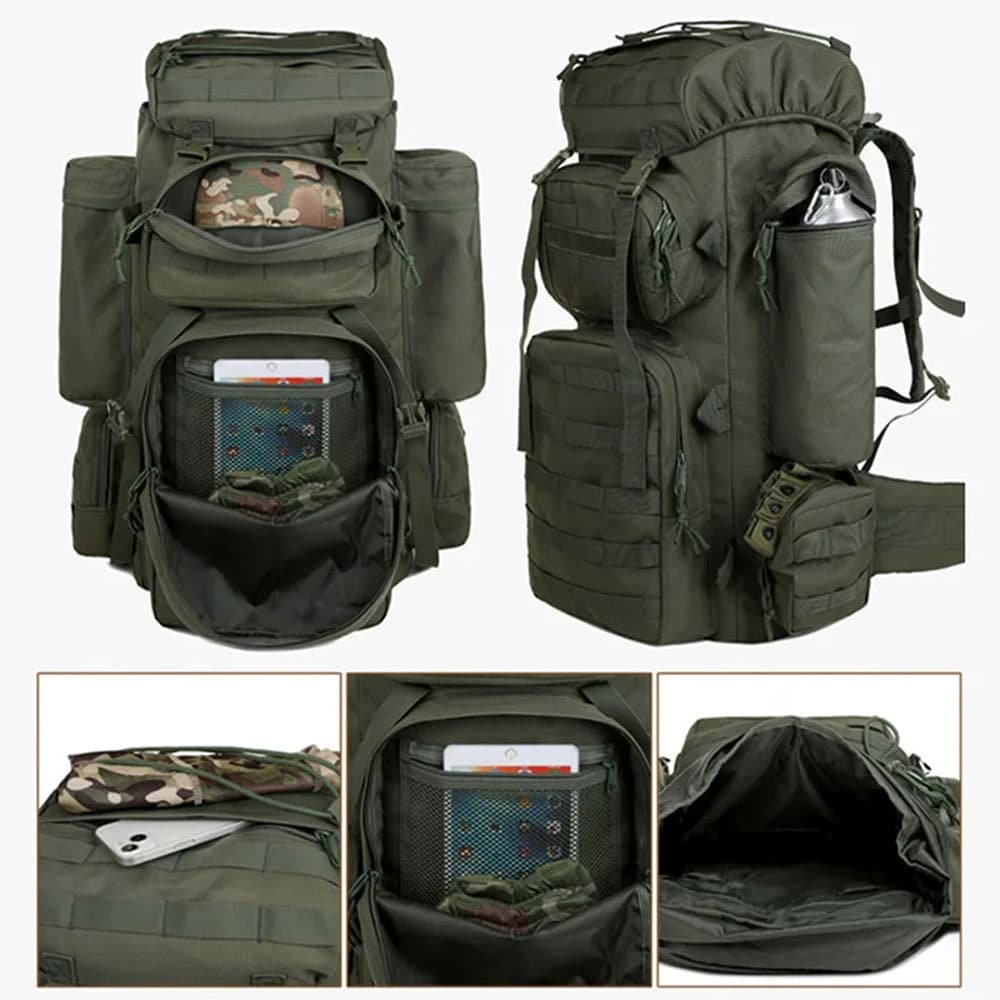 Military hiking backpack