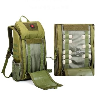 Olive green medical tactical backpack