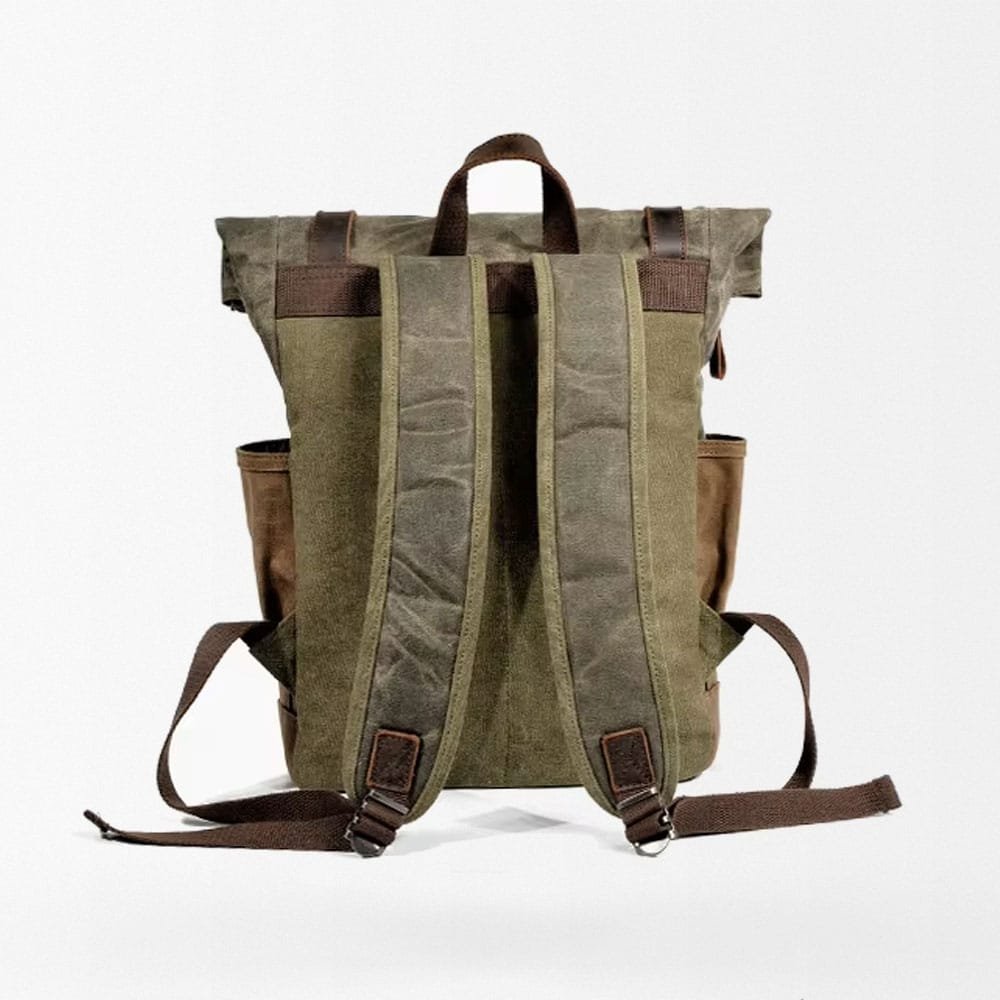 Retro army backpack