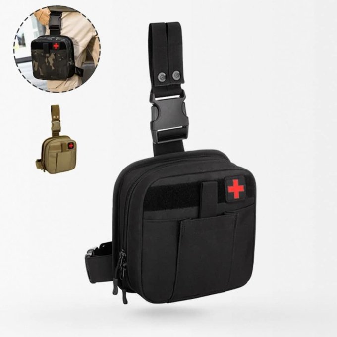 Tactical medical leg bag