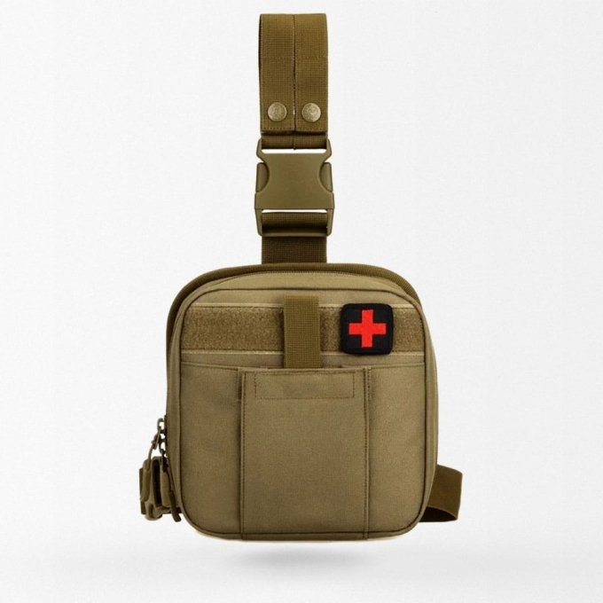 Tactical medical leg bag