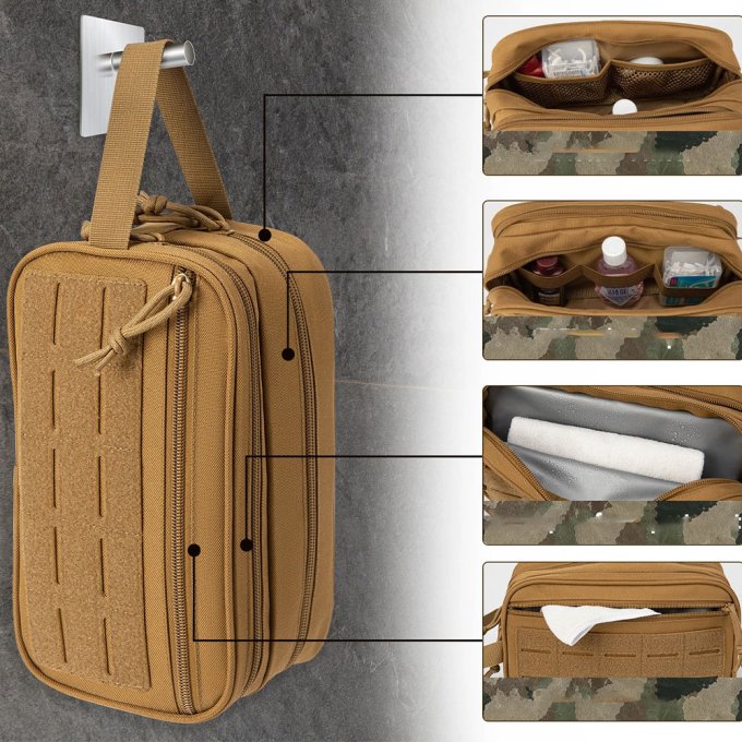 Tactical toiletry bag Molle