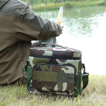 Woodland tactical insulated lunch bag