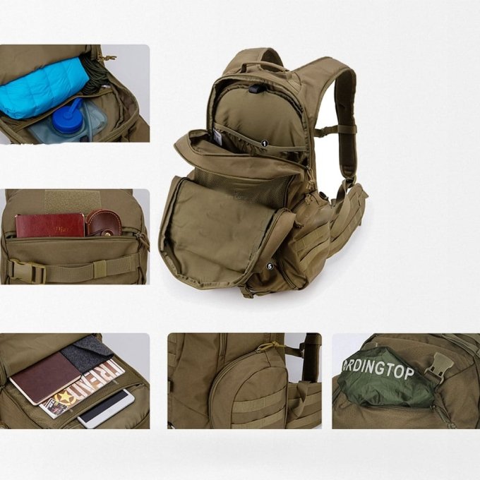 35l military backpack with rain cover