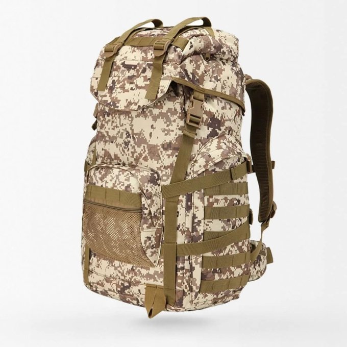 Sac à dos de randonnée tactique 60L Digital Desert
