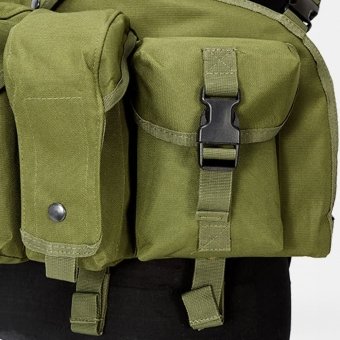 8 mag Olive green ak chest rig