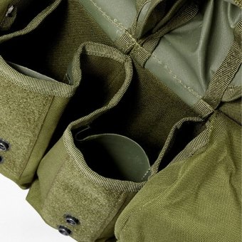 8 mag Olive green ak chest rig
