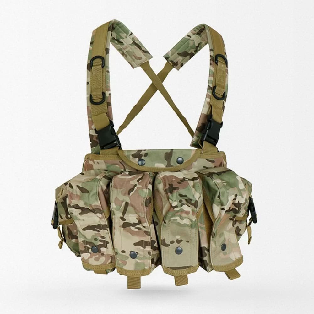 8 mag ak chest rig Multicam