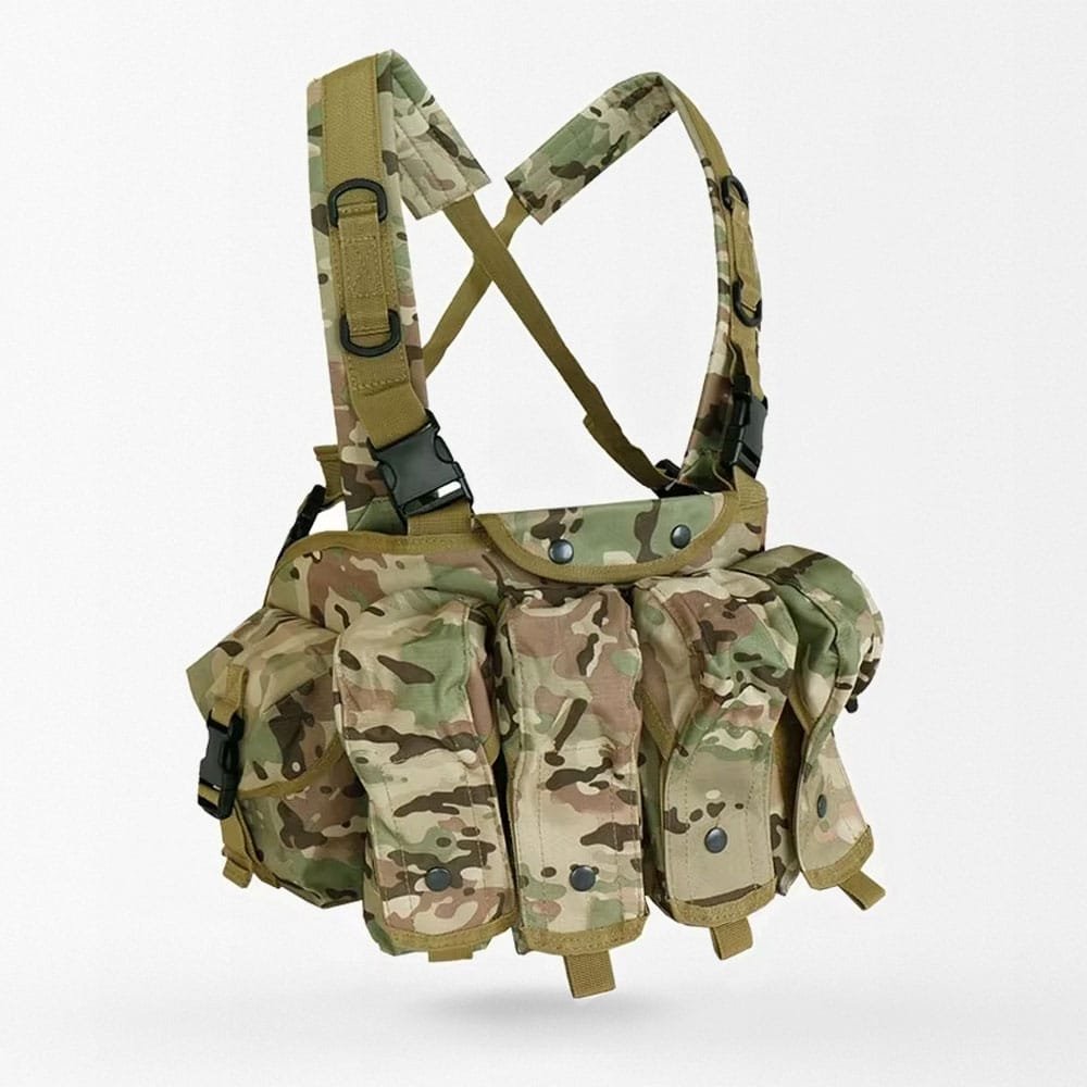 8 mag ak chest rig Multicam