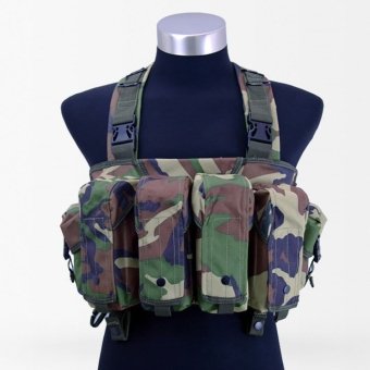 8 mag woodland ak chest rig