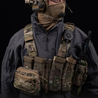 AR 15 chest rig with front zipper "SF"