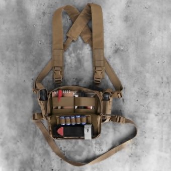 Coyote Brown micro chest rig "D3CRM"