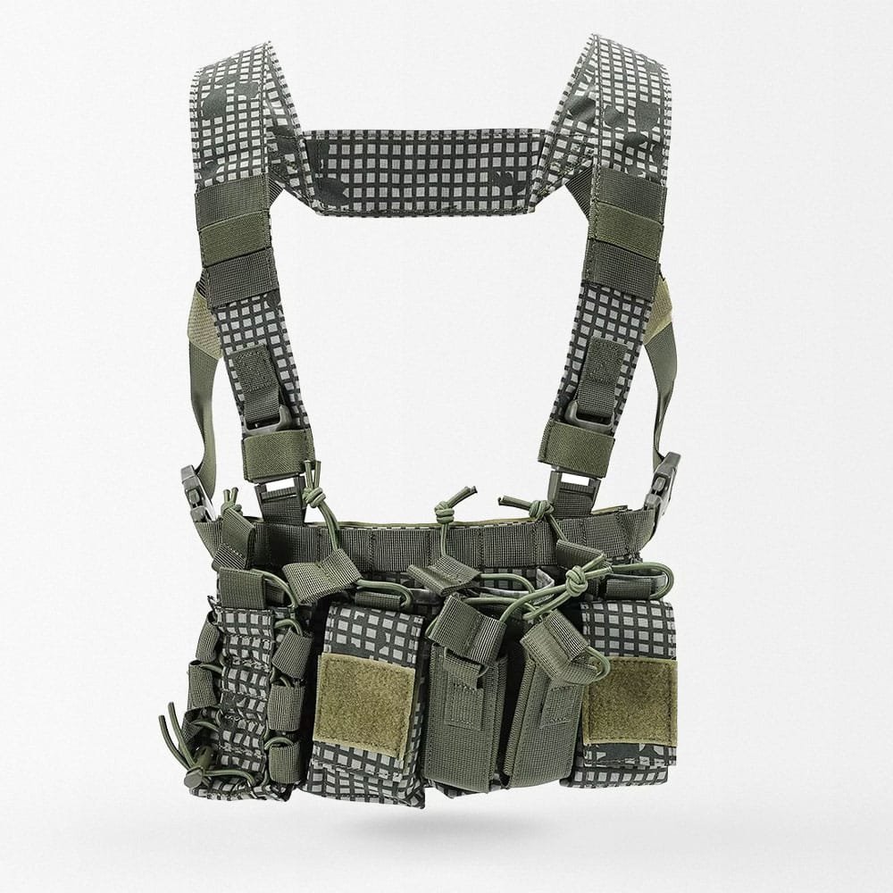 D3CR desert night camo chest rig