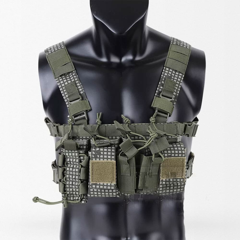 D3CR desert night camo chest rig