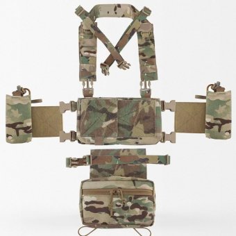 H harness chest rig with mag pouches "Elyt"