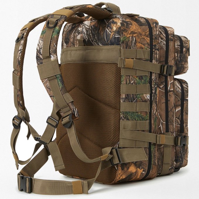 Hunting woods camo backpack 45L