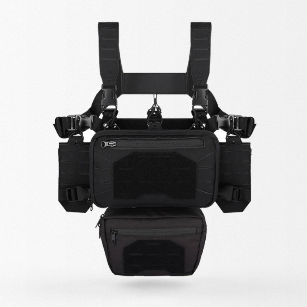 Laser cut molle chest rig "YKD"