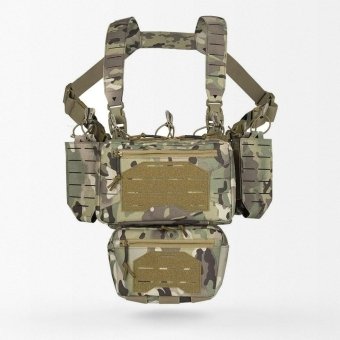 Laser cut molle chest rig "YKD"