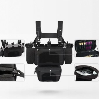 Laser cut molle chest rig "YKD"