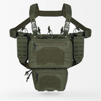 Laser cut molle chest rig "YKD"