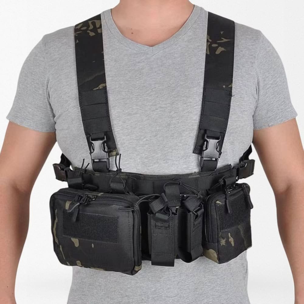Light chest rig Black Multicam