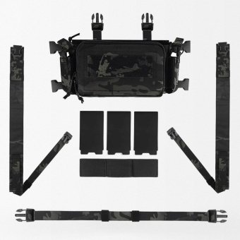 Multicam black micro chest rig "D3CRM"