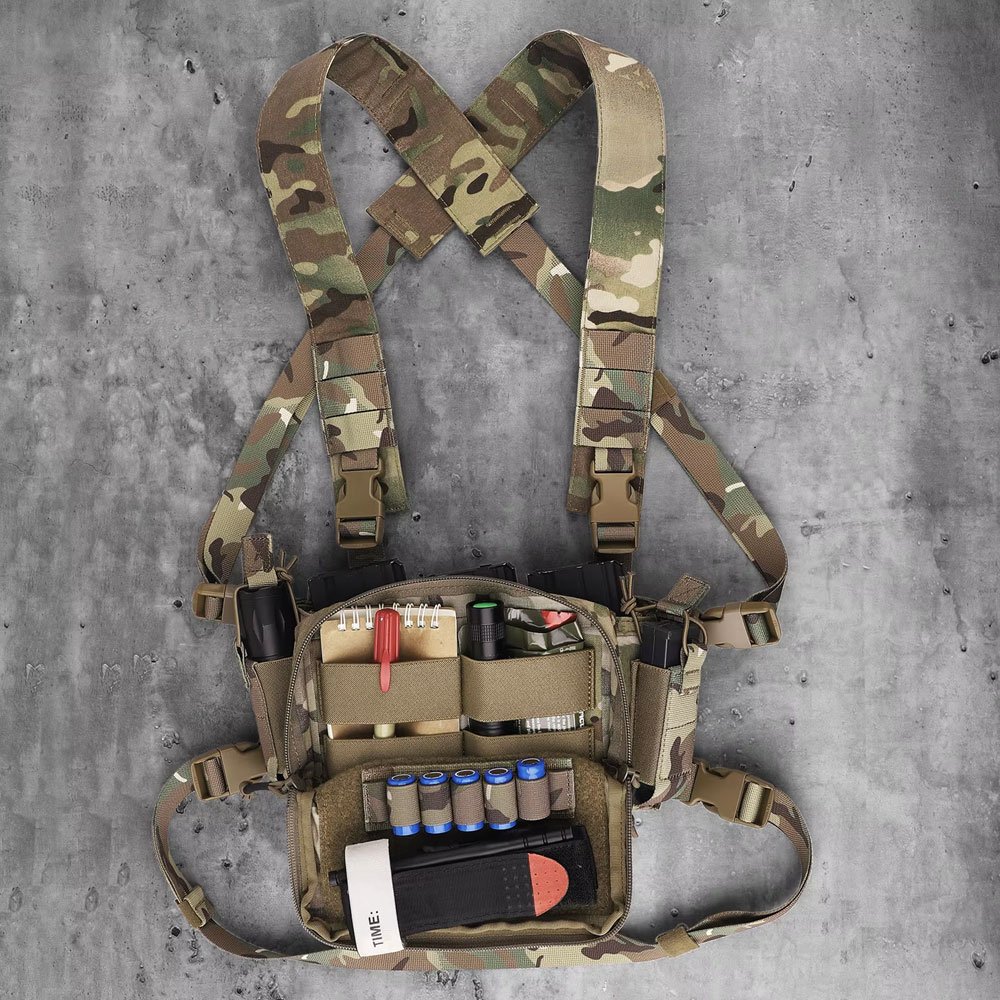Multicam micro chest rig "D3CRM"