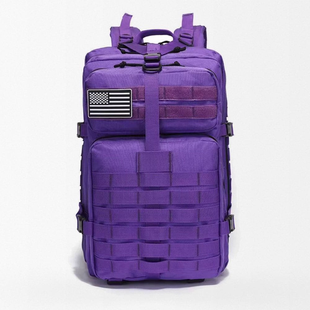 Purple military backpack 45L