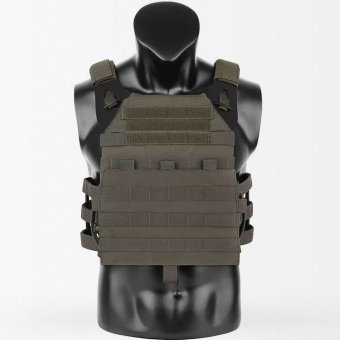 Concealable 10x12 plate carrier