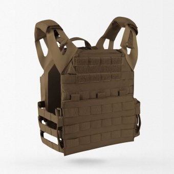 Concealable 10x12 plate carrier