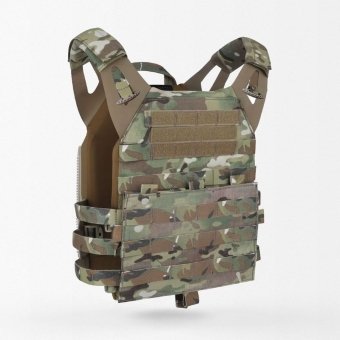Concealable 10x12 plate carrier