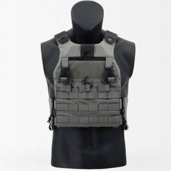 Porte-plaque Airsoft FCSK Gris