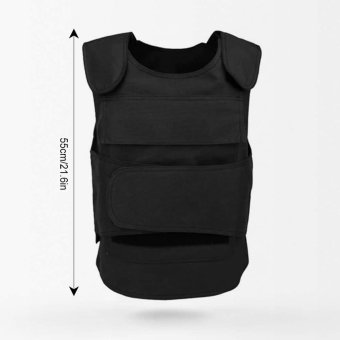 Black Concealable Plate Carrier Vest