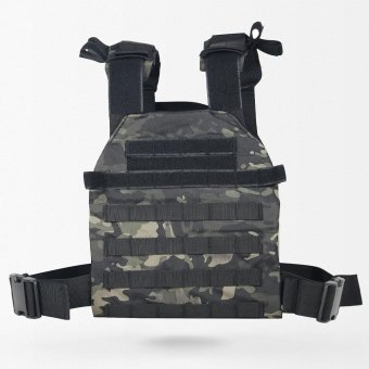 Porte-plaques dissimulé Noir Multicam