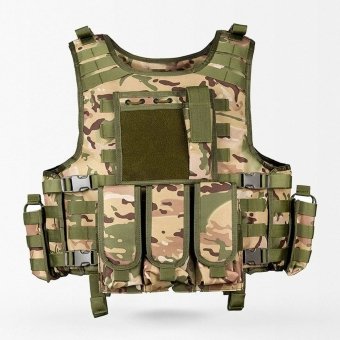 Gilet militaire avec pochettes pour Magasins Multicam