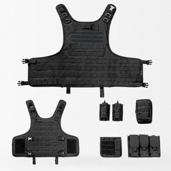 Military Vest With Mag Pouches