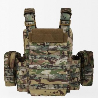 Molle Plate Carrier With Pouches