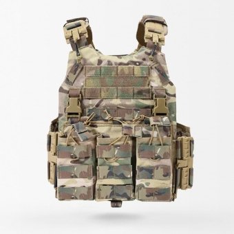 Tactical Plate Carrier With Mag Pouches