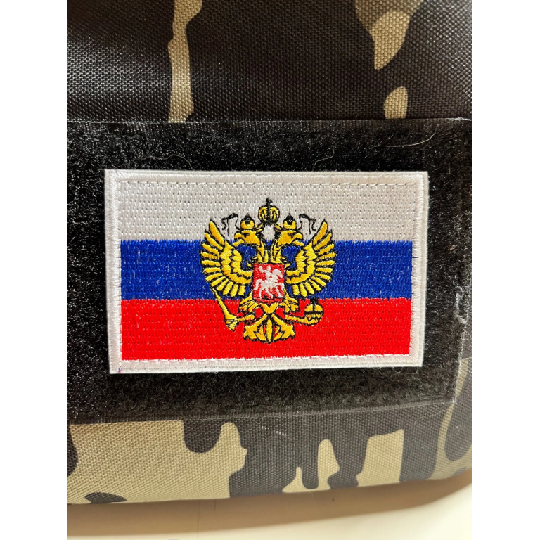 Patch militaire drapeau russe – blason officiel photo review